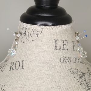 40s Austrian Crystal Earrings Antique